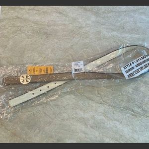 NEW Tory Burch Reversible Logo Belt